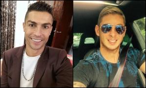 Cristinao Ronaldo și Emiliano Sala