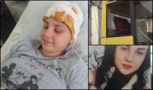 Fata care a căzut în cap prin geamul unui autobuz, la Ploieşti, este ţintuită la pat. Avocata tinerei face un apel dramatic pe Facebook