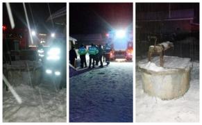 Tânăr din Botoșani cade cu tot cu găleată în fântâna de 20 de metri, încercând să scoată apă. Intervenție a pompierilor