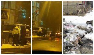 Şoferul de 33 de ani era beat, au descoperit poliţiştii