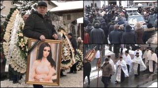 Gabriela Rîpan, condusă pe ultimul drum de sute de oameni. Fata a fost înmormântată într-un sicriu alb (Video)