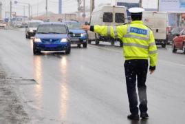 Şofer oprit cu focuri de armă la Constanţa, de către poliţişti