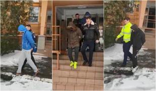 Hoti prinsi dupa ce au facut accident de masina