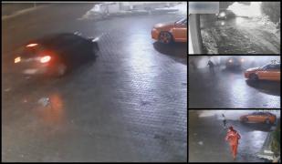 Video cu momentul in care o masina cu 4 tineri intră într-un rezervor cu GPL, la Botosani