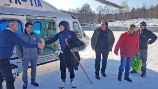 Gigi Becali a mers la slujba de Bobotează