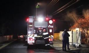 Incendiu la o casă din Hunedoara
