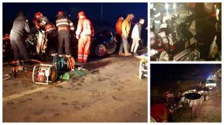 Pasagerul unui Audi a murit nevinovat, la Botoşani, după ce şoferul a lovit remorca unei maşini (Video)