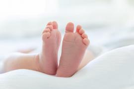 Picioarele unui copil nou născut