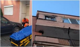 Un bărbat din Bihor a căzut de la etajul 4 în timp ce ţinea o "predică" în balcon