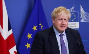 Boris Johnson în sediul Comisiei Europene