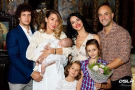 Alexandru, fratele Monicăi Anghel, și-a botezat cea de-a treia fetiță