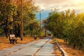 Parc în vreme de toamnă
