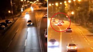 Șoferi se întrec în liniuțe la Mamaia