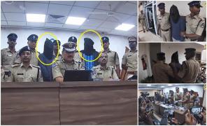 Doi români, un mecanic auto şi un faianţar, mari mafioţi în India, aduşi cu cagule pe faţă şi escortaţi de zeci de poliţişti (Video)