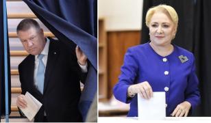 Klaus Iohannis şi Viorica Dăncilă, în turul II la alegeri prezidenţiale 2019