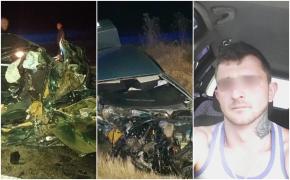 Şoferul BMW-ului a fugit de la locul accidentului