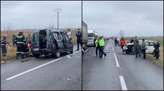 Accident cu trei mașini pe E85, între Cioranca și Limpeziș. O persoană a murit