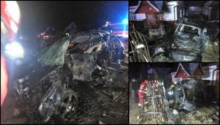 Accident la Putna. Un tânăr a murit, iar altul a fost grav rănit