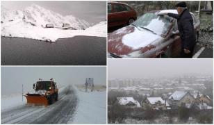 La Bâlea Lac, stratul de omăt a atins 22 centimetri, iar la Rânca se deszăpezeşte