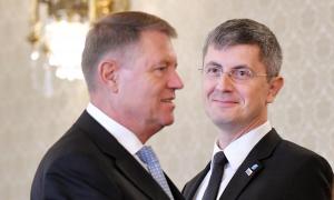 Dan Barna și Klaus Iohannis la consultări la Palatul Cotroceni