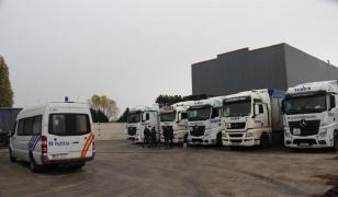 Camioane româneşti confiscate