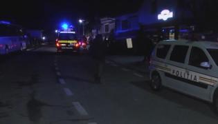 Ambulanță și poliție la locul unui incident