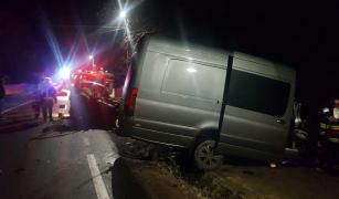 Imagini după accidentul mortal din Moacşa, Covasna