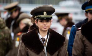 Militari la parada de Ziua Naţională