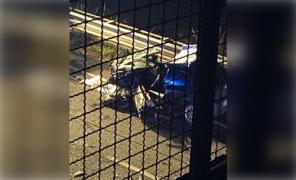 Maşina condusă de româncă s-a făcut praf după impactul frontal