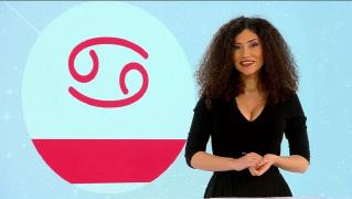 Prezentatoarea Horoscopului, Nadina Zissu, în platoul Observator