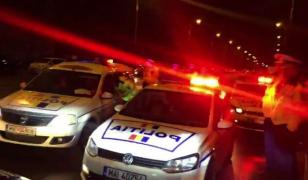 Un bărbat beat din Flămânzi a fost împușcat în picior de polițiști, după ce i-a amenințat cu un topor