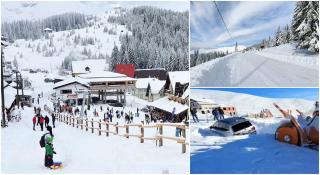 Mai mulți turişti cazați la o cabană din stațiunea Rânca, județul Gorj, au rămas blocaţi cu mașina