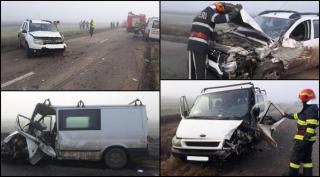 Un accident teribil s-a produs, astăzi, la Cilieni, în Olt