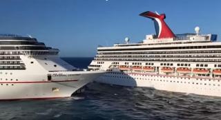 Două nave de croazieră s-au ciocnit