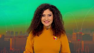 Prezentatoarea Horoscopului, Nadina Zissu, în platoul Observator
