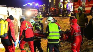 Accident cu şofer român de TIR