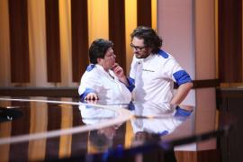 Doamna Gina şi Florin Dumitrescu în platoul Chefi la Cuţite