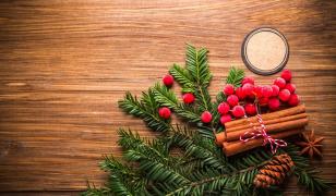 Aranjament floral pentru sărbătoarea Crăciunului