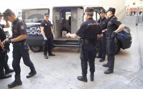 Polițiști spanioli într-o misiune