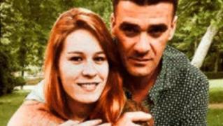 Victima alături de iubitul care a ucis-o