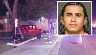 Locul accidentului provocat de șoferul din California