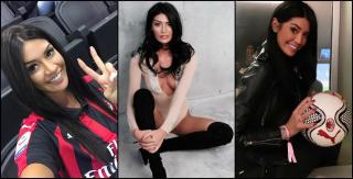O româncă i-a înnebunit pe italienii de la AC Milan. Andreea este nelipsită de la meciurile rossonerrilor pe San Siro