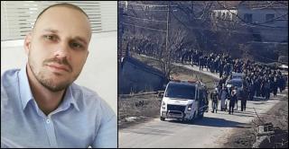 Alexandru Crăcui, condus pe ultimul drum. Tânărul mort pe scaunul frizerului, la Târgu Jiu, a fost înmormântat