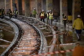 Metroul Drumul Taberei, şantier Magistrala 5