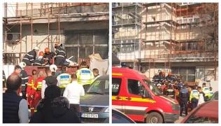 Un tânăr muncitor a murit pe loc după ce a căzut de la etajul 9 direct într-un container de gunoi