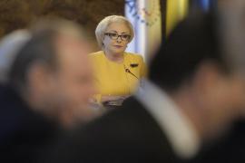 Premierul Viorica Dăncilă, la o şedinţă de Guvern de la Palatul Victoria