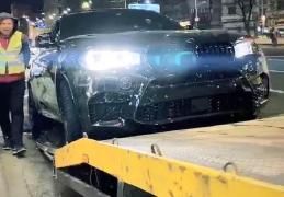 Primele imagini de la accidentul lui Dorian Popa, din Bucureşti (Video)