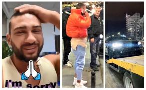 Dorian Popa, implicat într-un accident rutier în Bucureşti, îşi cere scuze (Video)