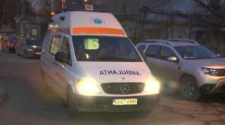 Ambulanță în interveniție vine la spital