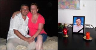 Cristi a murit fulgerător, la câteva ore după ce a plecat de la spital. Bărbatul a sfârşit în braţele soţiei